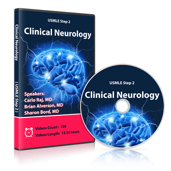 Clinical-Neurology-USMLE-Step-2-DVD-Pack.jpg Clinical Neurology : USMLE Step 2 - Image 1