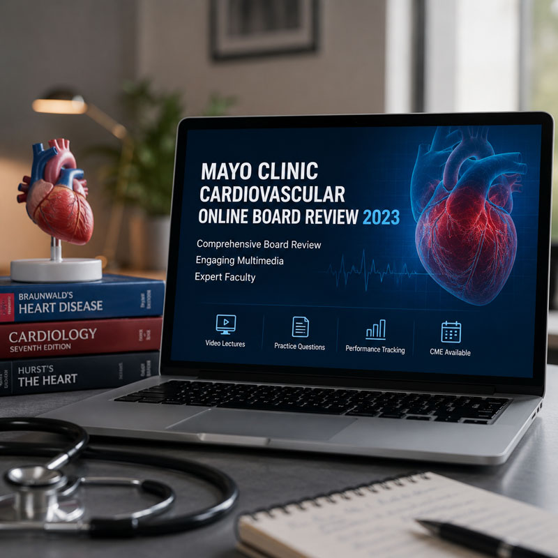 mayo-clinic-cardiovascular-online-board-review-2023 دوره Mayo Clinic Cardiovascular Online Board Review 2023 مرور جامع بورد قلب و عروق