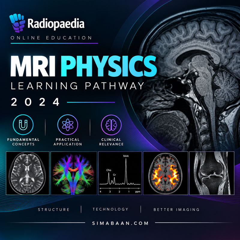 radiopaedia-mri-physics-2024 آموزش فیزیک MRI دوره Radiopaedia 2024