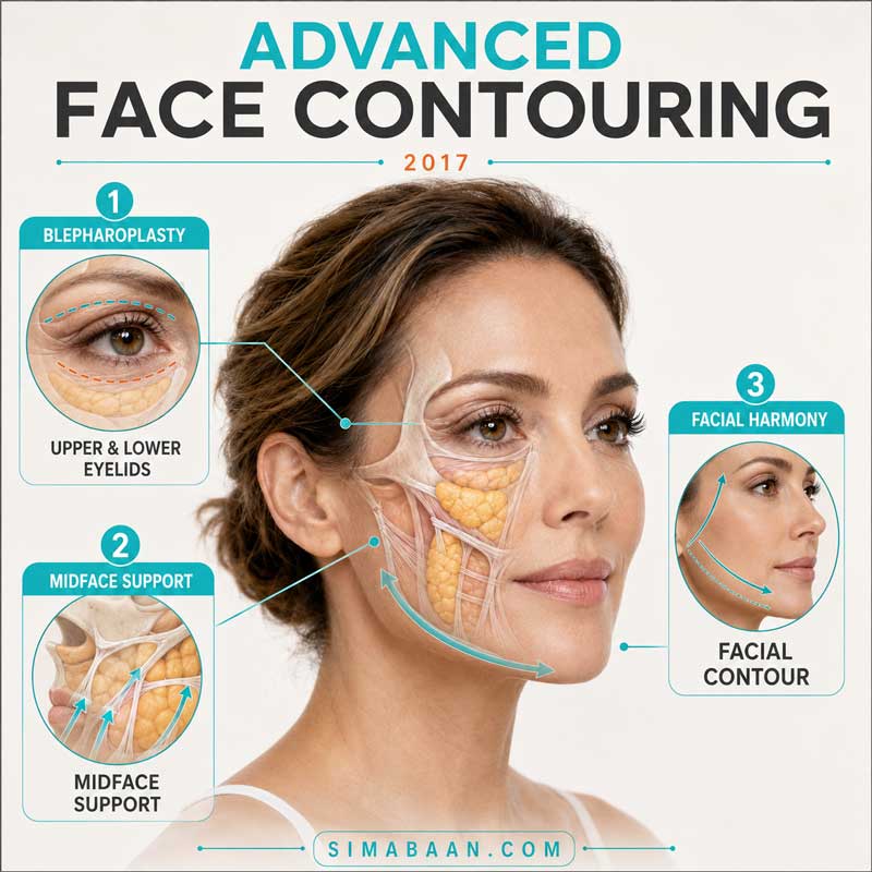 دوره Advanced Aesthetic Blepharoplasty 2017 آموزش بلفاروپلاستی، جوانسازی میدفیس و کانتورینگ صورت