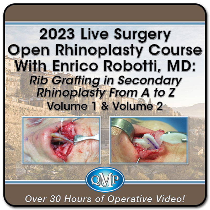 Enrico Robotti Rib Grafting in Secondary Rhinoplasty 2023 آموزش پیوند غضروف دنده در رینوپلاستی ترمیمی با انریکو روبوتی