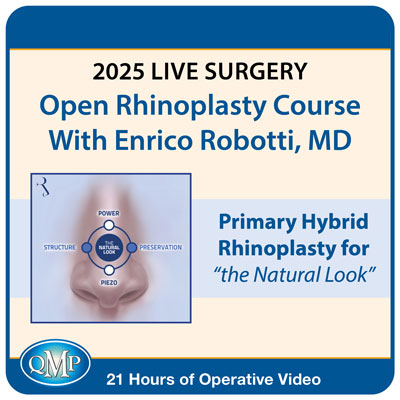 live-surgery-open-rhinoplasty-enrico-robotti-2025 آموزش رینوپلاستی هیبرید اولیه 2025