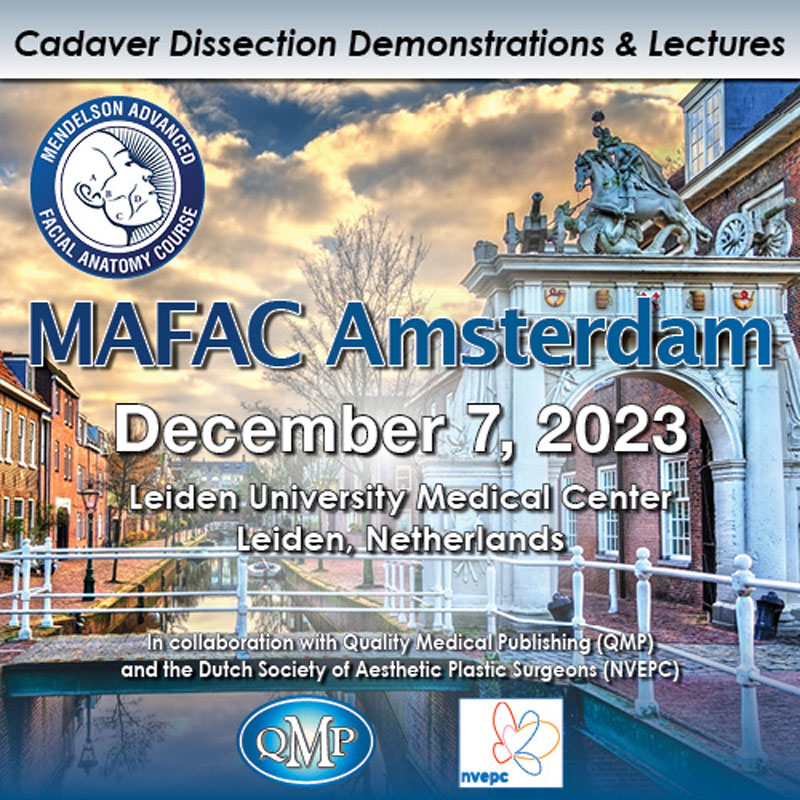 آموزش تشریح کاداور و آناتومی پیشرفته فیس‌لیفت MAFAC Amsterdam 2023