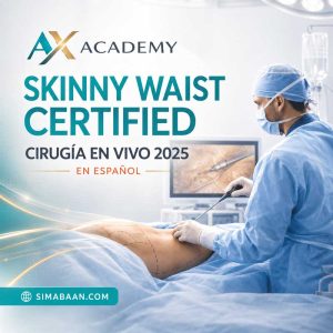 دوره AX Academy Skinny Waist 2025 آموزش جراحی زنده کانتورینگ کمر و RibXcar
