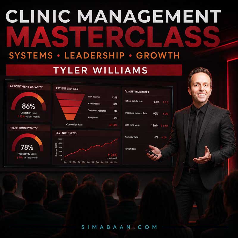 دوره Development of an Effective Clinic Management System آموزش مدیریت کلینیک با Tyler Williams