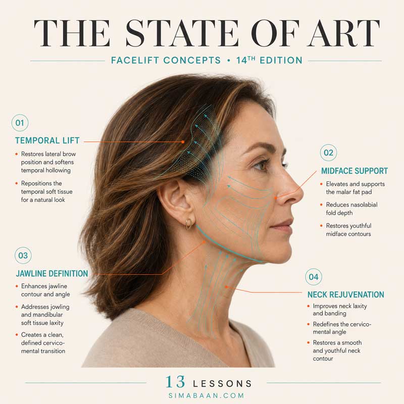 دوره My Face Academy 14th Edition آموزش Concepts in Facelift The State of Art