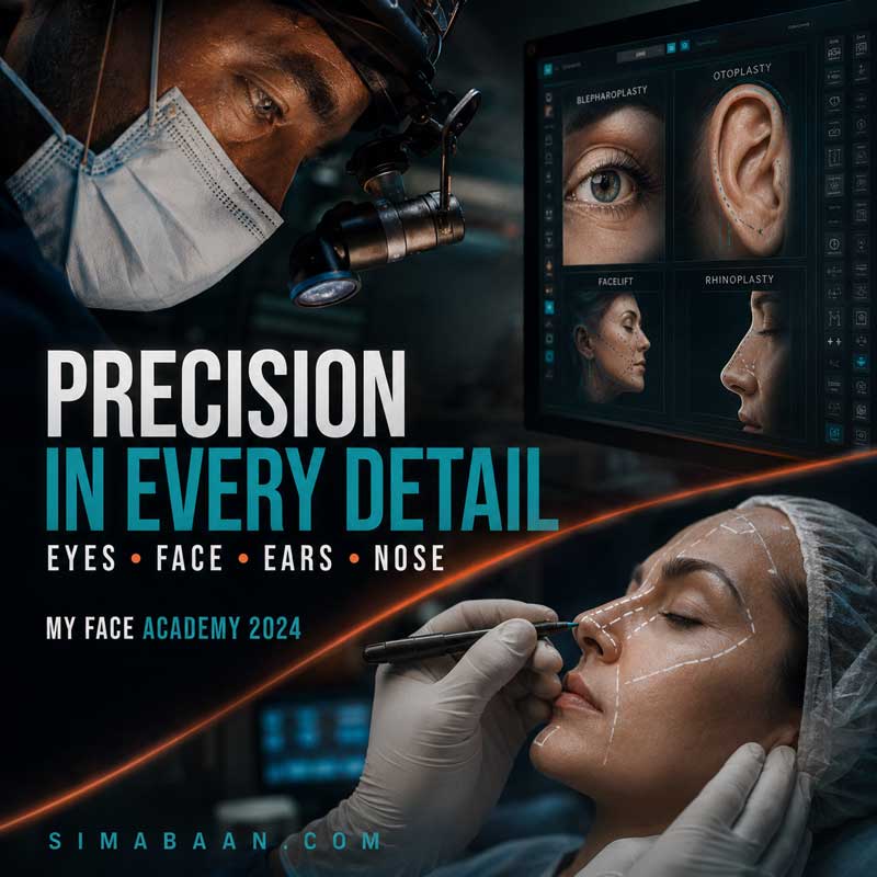 پکیج My Face Academy 2024 All Editions شامل ادیشن هفتم تا پانزدهم آموزش جراحی پلاستیک صورت